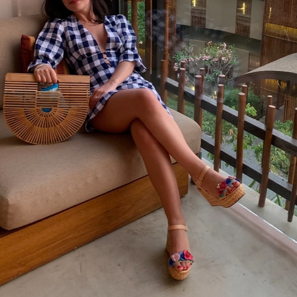 Reformation Simi Linen Mini Dress